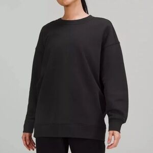 Lululemon Perfectly Oversized Crew Black Size 8